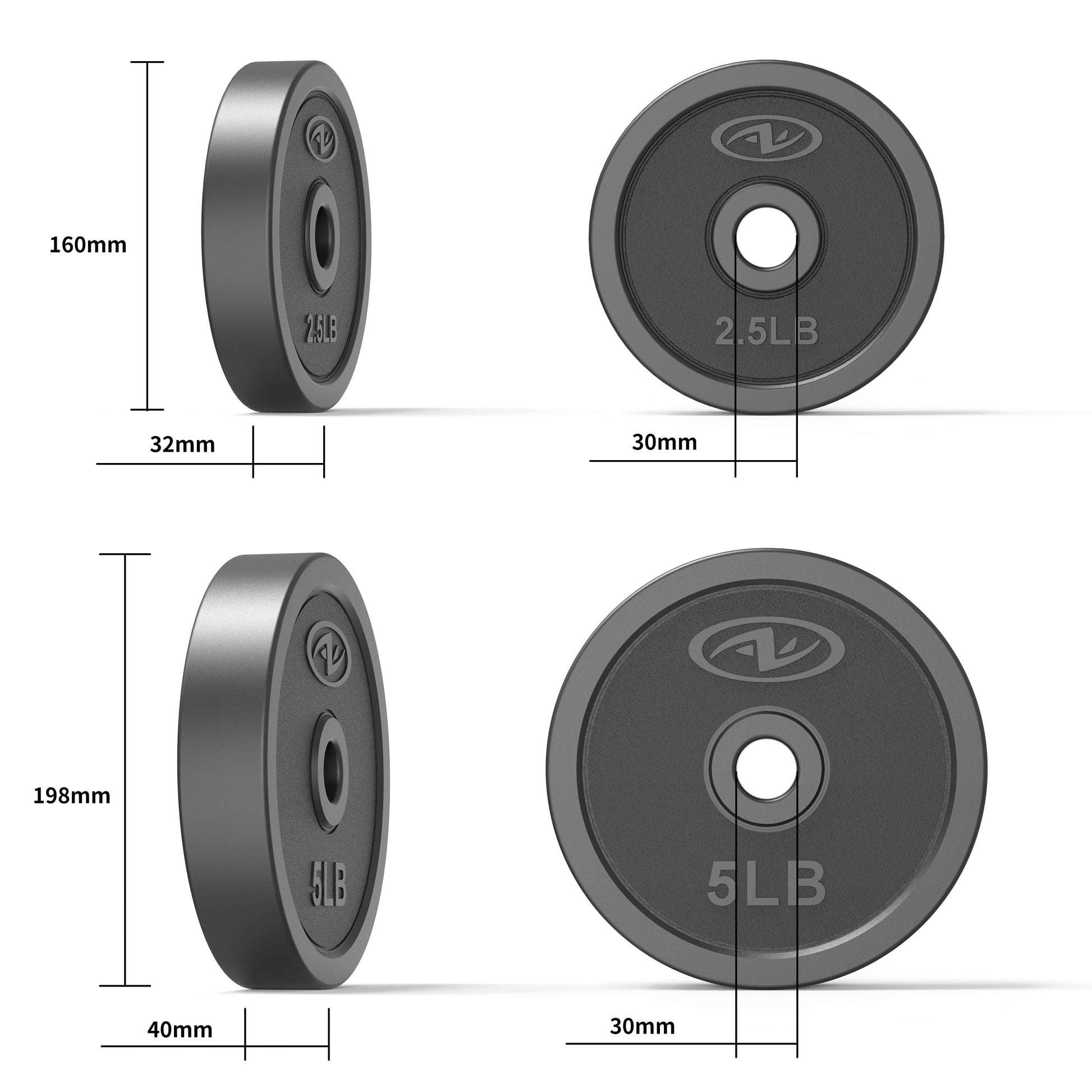 40LB 5 in 1 Adjustable Dumbbell Set , Fitness Exercises for Home Gym, Black