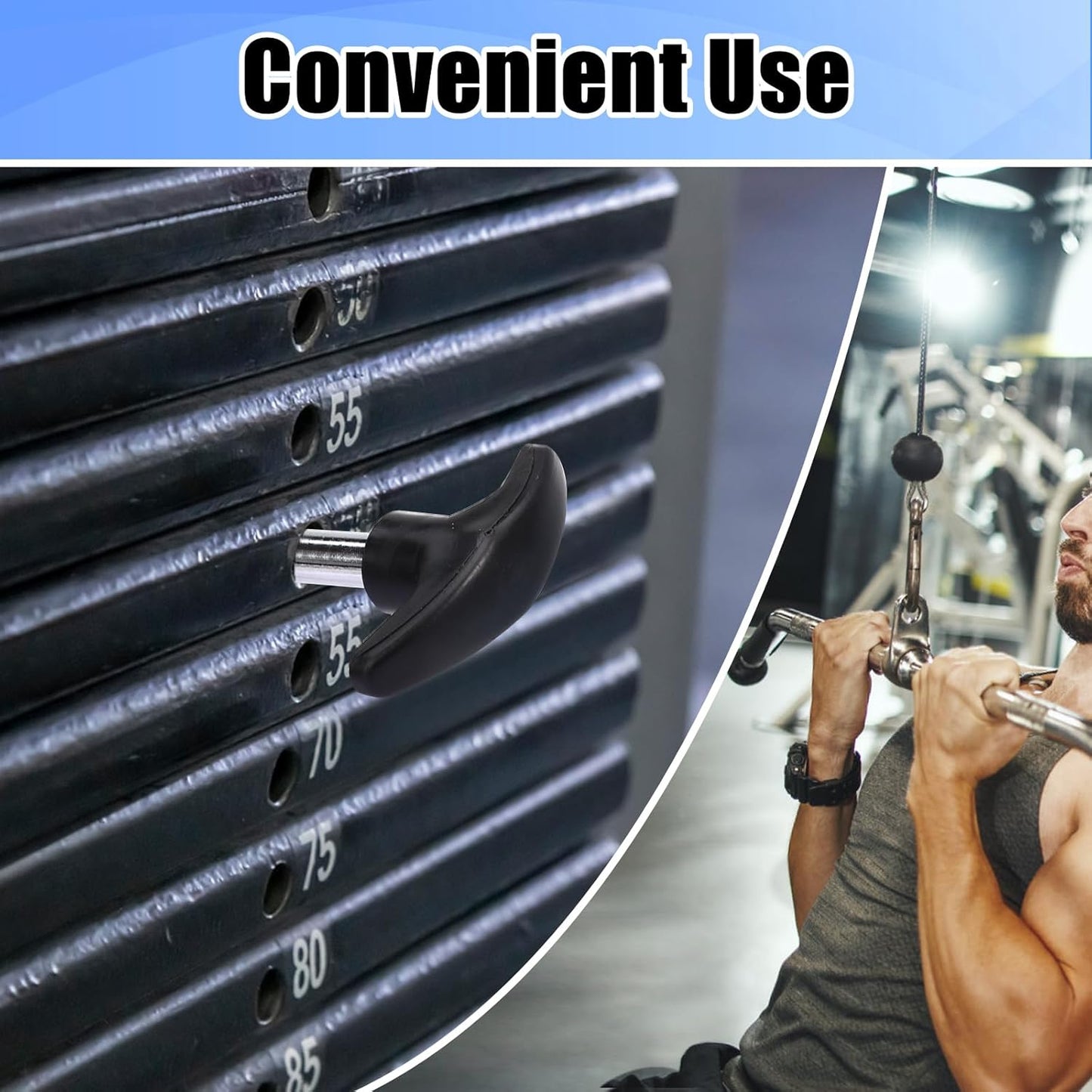 3Pcs Weight Stack Pin, Gym Pins for Weight Stack,Weight Lifting Pins for Univers