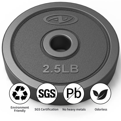 40LB 5 in 1 Adjustable Dumbbell Set , Fitness Exercises for Home Gym, Black
