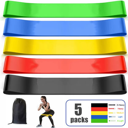Cross-Border Dedicated Yoga Latex Tension Ring Elastic Band Thin Legs Hip Lift Resistance Band Bodybuilding Tension Band Flat