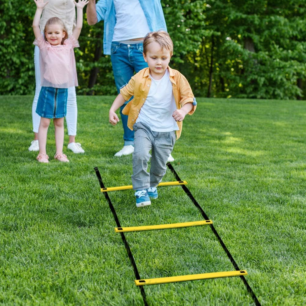 Pro Agility Ladder Agility Training Ladder Speed 12 Rung 20Ft with Carrying Bag
